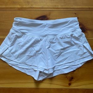 White athletic shorts